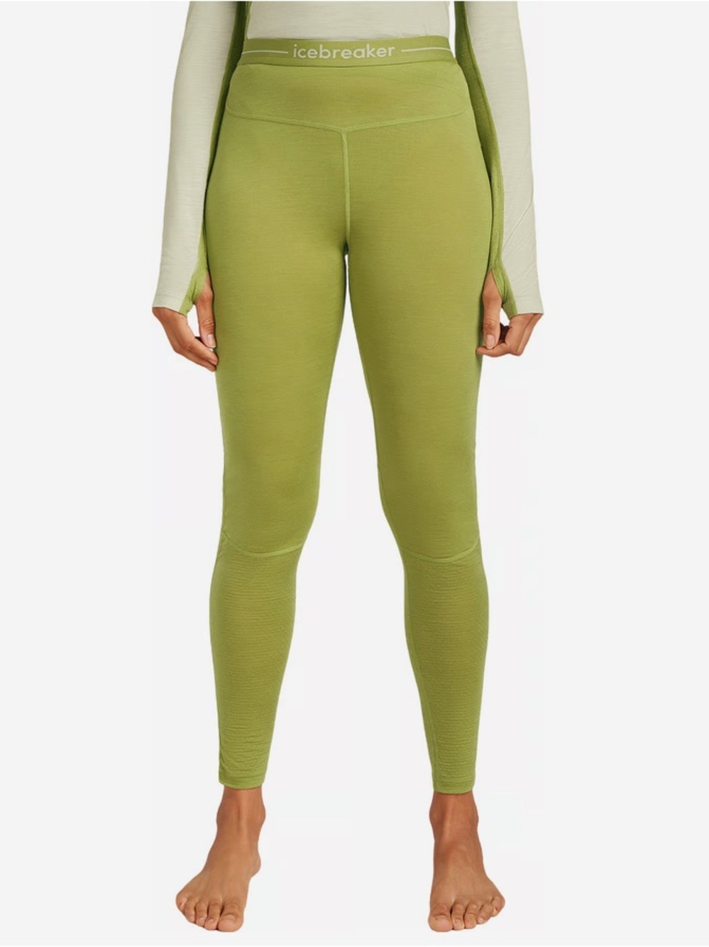Icebreaker Light Olive 125 ZoneKnit Leggings
